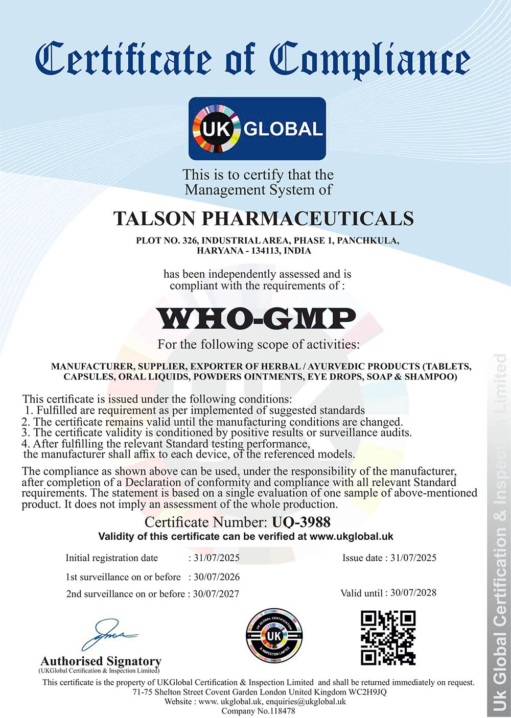talson PHARMACEUTICALS 3